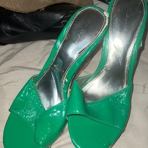 Green Stylish Wedges